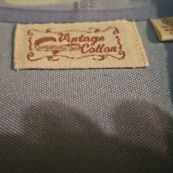 Ladies Light Blue Cotton Two Piece Suit Size XL(size 14) - Picture 2 of 5